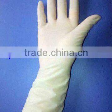 Skin color gloves latex malaysia for medical ,disposable latex surgical gloves