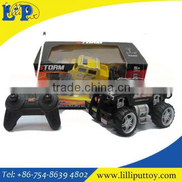 Factory outlet CHEAP 4 channel remote control hummer car with 4 colors asst