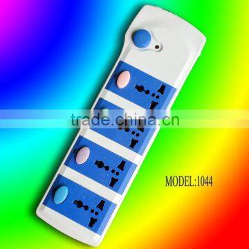 2016 wholesale uk with industrial plug 4 gang multi switch electrical product power outlet universal extension socket                        
                                                Quality Choice
