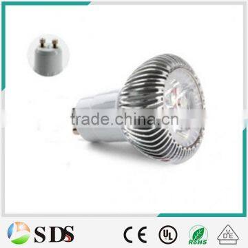 LED spotlight GU10 led high power spotlight 3W Warm White dimmable led spot light