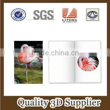 Special 3d plastic greeting card for wedding gift