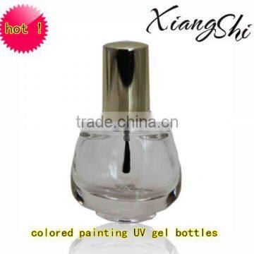 new style nail polish bottles 15ml with brush and cap