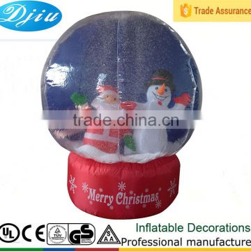 DJ-B-105 inflatable decoration christmas plastic ornaments balln with logo outdoor