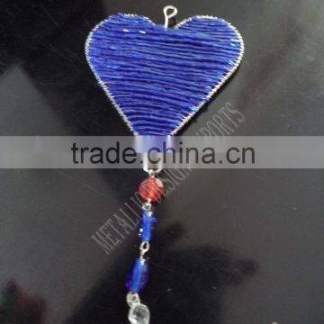 Exclusive Beaded Christmas Hanging Heart