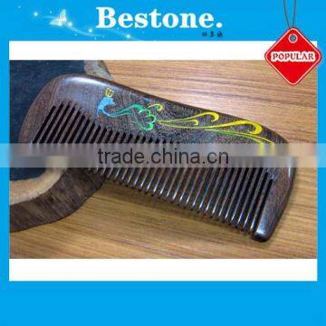 Special Gift Ebony Sandalwood Curved Comb