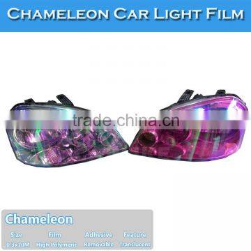 Removable PVC Material Pink Car Light Chameleon Wrap Foil photo-4