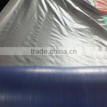 Plastic Mesh Fabric Tarp PP Sliver/blue Triangle Plastic Rope Waterproof Anti-aging Antioxidant Factory Directly Best Sell photo-2