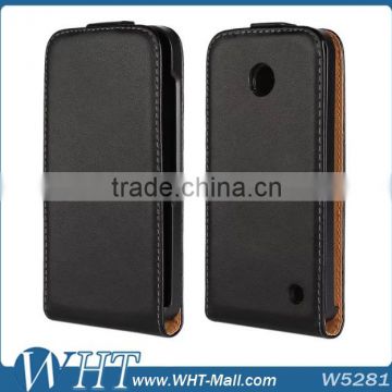 China Factory OEM Products Wholesale Leather Flip Case Back Cover For Nokia Lumia 630