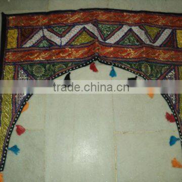 indian patchwork ethnic wall hangings torans