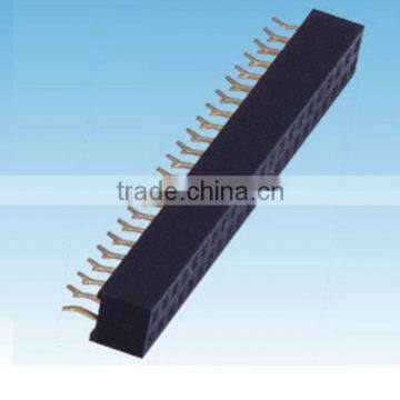 China Manufacturer UL TUV CSA Approved 1.27mm Female Header Without Polarizing Straddle plywood female header connector 3p 4p 5p