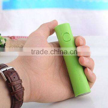 2015 Hotselling 2600mah Usb Portable Power Bank External Battery