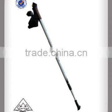 telescoping walking pole with replaceable wrist strap