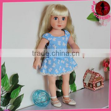 Rooted hair 18 inch Dolls in stock for wholesale