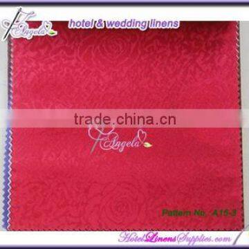 Dia-126"(320cm) Rose Pattern Polyester Jacquard Tablecloths for Table Decorations-Jacquard Pattern No. A15-1,2,3,4 photo-3