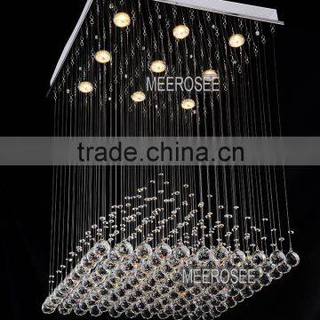 Pyramid Design Square Crystal Ceiling Light for Meeting Room, Dining Room, Bedroom Width 600mm Height 900mm MD8792