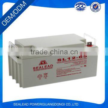 new rechargeable medical equipment 12V 65Ah Deep cycle battery