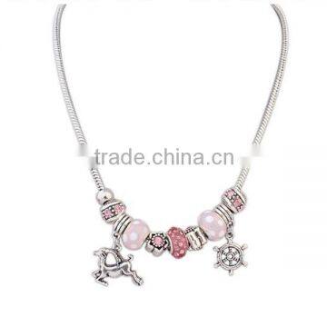 Wholesale Latest Design Beads Necklace With Fashion Custom Handmade Pendant SKA8510