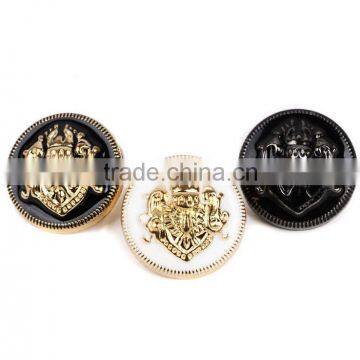 New design double lion British style ancient style metal coat buttons for shirt /coat/fashion garment