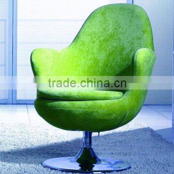 New Design Velvety Fabric Egg Chair Barstool (HX-BC804)