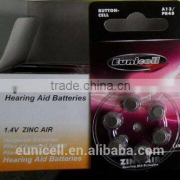 A13 battery a13 1.4v hearing aid battery A10 A13 A312 A675 button cells batteries