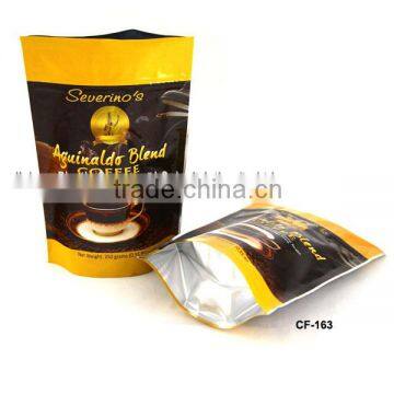 Aluminum Laminated Coffee Packaging Bags With Food Grade