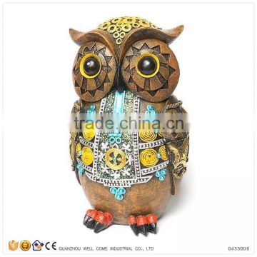 Coin Banks Wholesale Resin Owl Ornaments