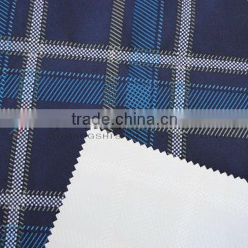 sanded peach skin printed fabric