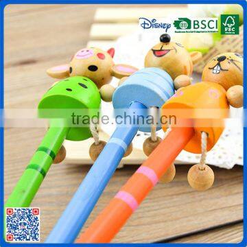 2016 New Arrival Promotion Cute Wood HB Pencil With Lovely Doll for School Kids photo-4