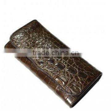 Crocodile leather wallet for women SWCRW-010