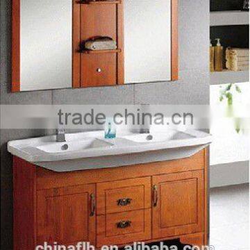 Cheap Modern Double Wash Basin Bathroom Storage Cabinets