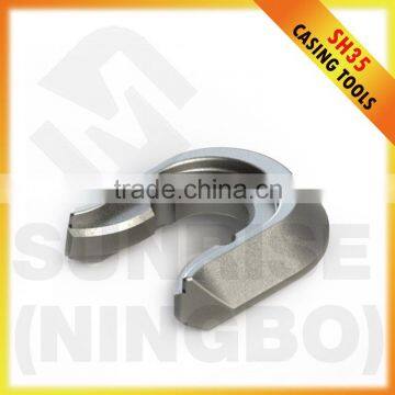 SH35 Foundation drilling replaceable blocks casing teeth tools holder for casing shoes