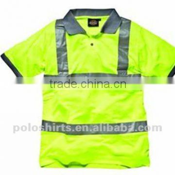 Sun protection UPF 50+ reflective t shirts high visibility t-shirts