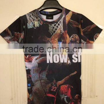 3D Digital Print Short Sleeve T-shirt photo-2