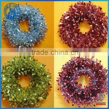 Christmas Wreath Wholesale Artificial Christmas Wreaths Tinsel Garland