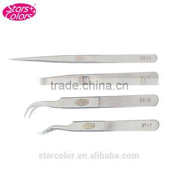 Best quality custom Stainless steel volume lash tweezers personalized tweezers