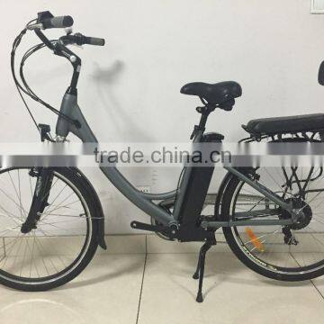 Step Through frame bike/Lady style electric bike with kids seat