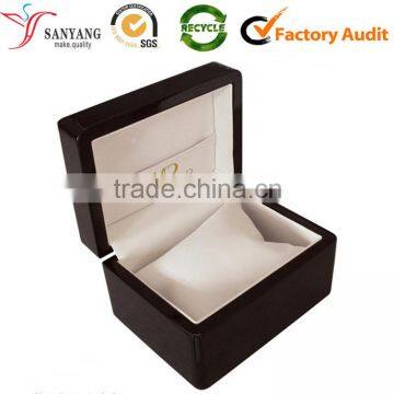 Smooth clean finish wooden Switzerland watch packing box Yiwu Manufacturer