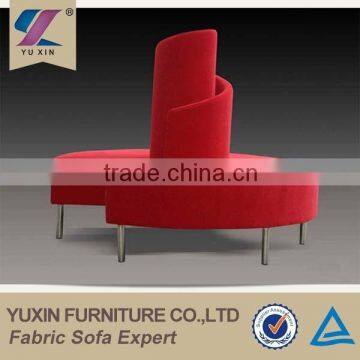 modern novelty sofa furniture/Red round sofa