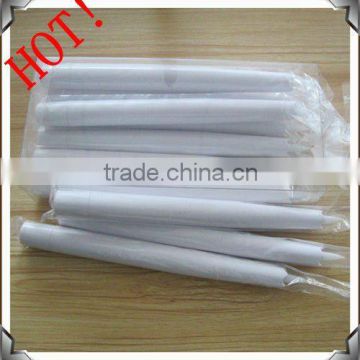 plastic electronic flameless thin and long LED taper candles