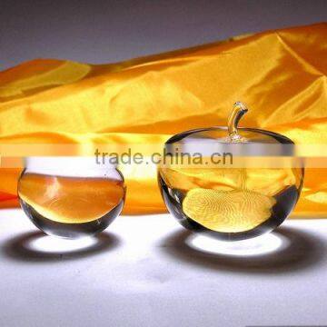 Christmas craft for Christmas gift decoration crystal apple