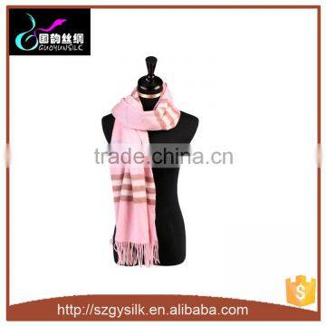 Elegant checkerwork design Women Winter Pure Wool Shawl Supplier