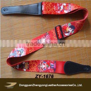 Colorful leather guitar strap(ZY-1676)