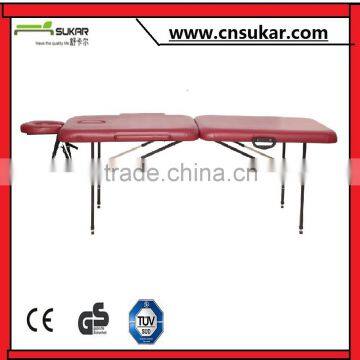 Two Section Foldable Metal Massage Table