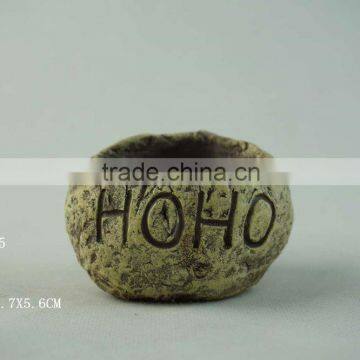 Elegant Light Blue Cement Decorative Candle Jars With Copper Lid Match Wedding Ornament