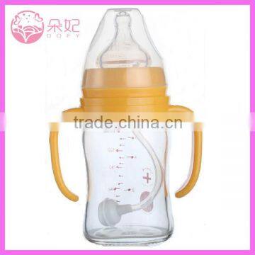 Baby Soft Silicone Glass Baby Bottles photo-3