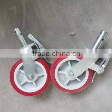 8" PU PVC scaffolding caster wheel