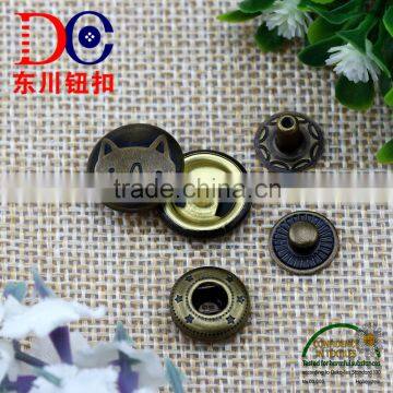 FOX Design Metal Button Snaps for Coat,Snap Fastener for Leather photo-1