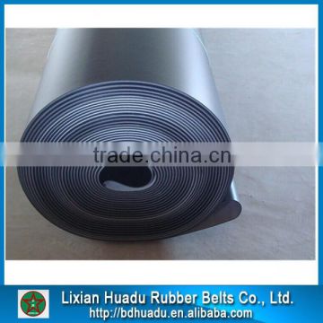 Industrial rubber sheet without ply to be used as bases