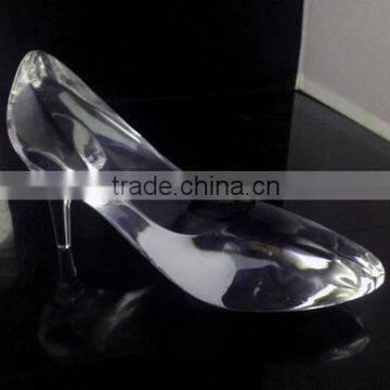 Fashion Lady Office Decoration Diamond Crystal High Heel Shoes