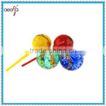 Mixed Color Hand Blown Glass Flower Watering Bulbs